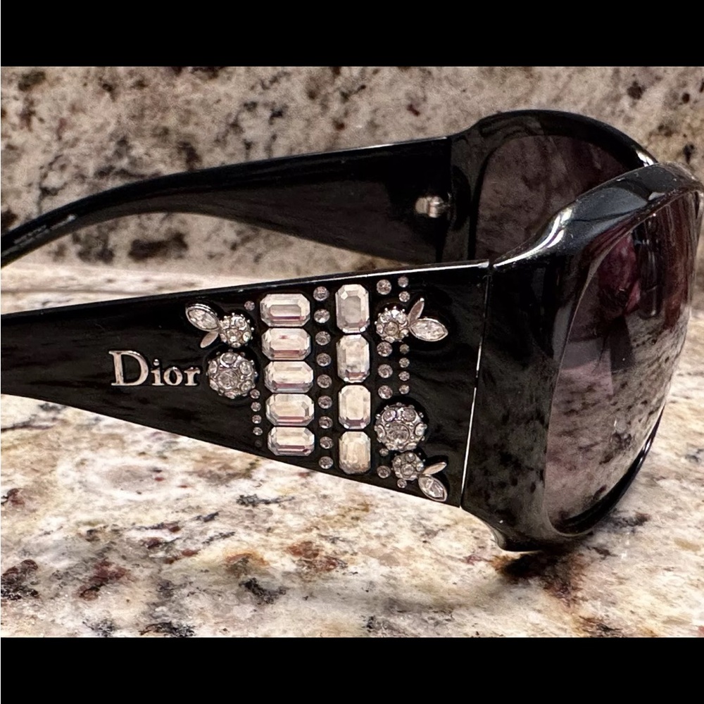 Dior Black Sunglasses with bling 💎 - Picture 7 of 10